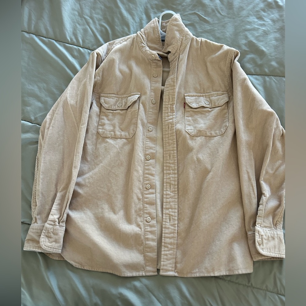 Levi's Beige Corduroy Shirt